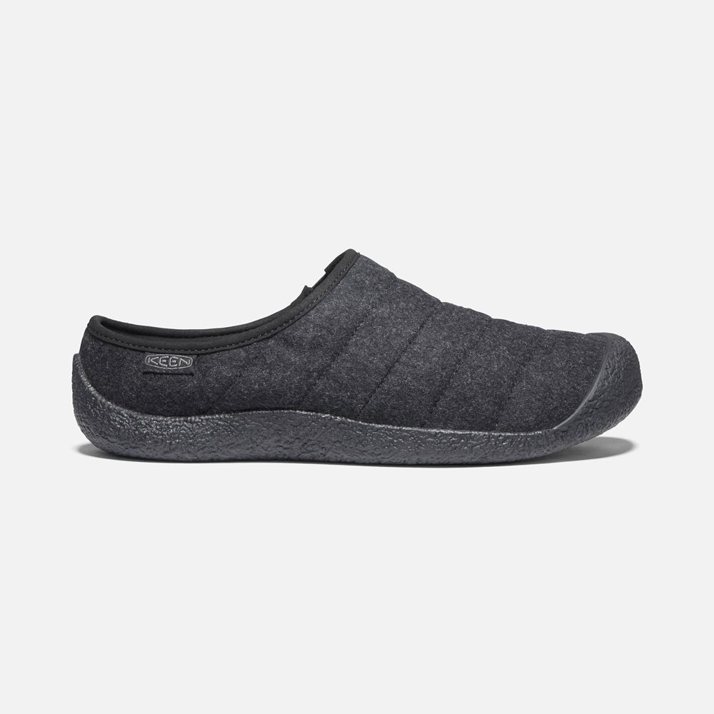 Keen Slippers Heren Zwart - Howser Slide - 30496-OKDG